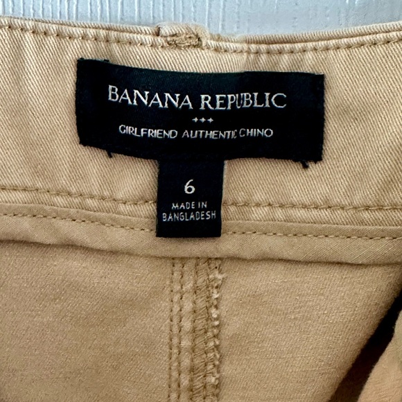 Tan Girlfriend Chino Ankle Pant size 6 - Picture 3 of 3
